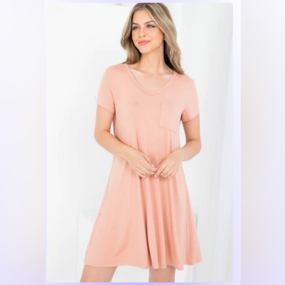 Sweet Adelya v-neck dress